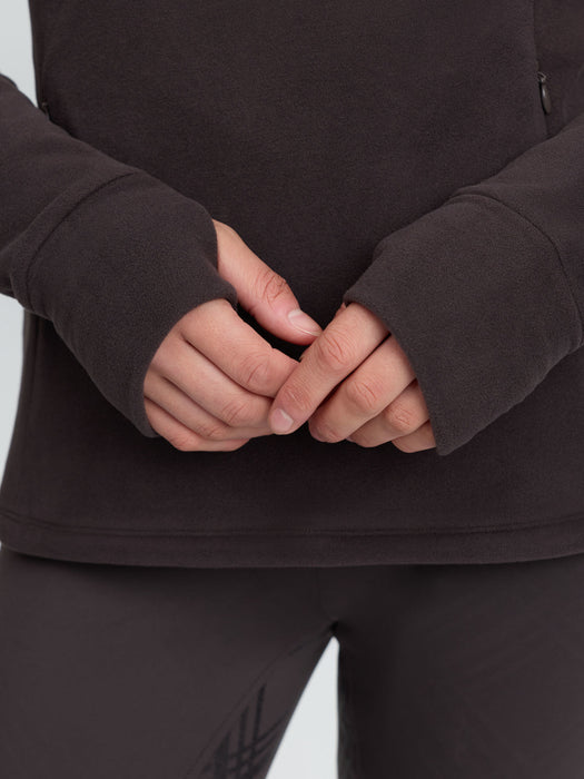 LeMieux Frances 1/4 Zip Fleece Cocoa