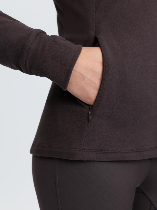 LeMieux Frances 1/4 Zip Fleece Cocoa