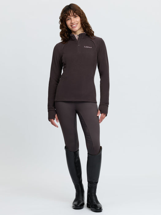 LeMieux Frances 1/4 Zip Fleece Cocoa