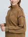 LeMieux Avery Teddy 1/4 Zip Fleece Caramel