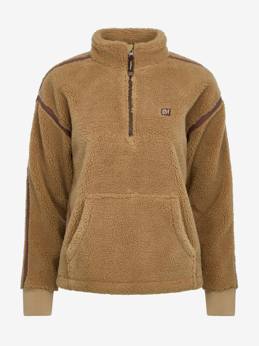 LeMieux Avery Teddy 1/4 Zip Fleece Caramel