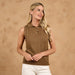 Toggi Kessel Cable Knit Top Bronze