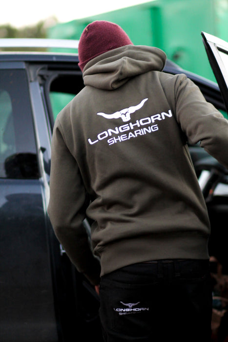 Longhorn Signature Hoodie Khaki