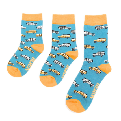 Boys Jeep Socks Teal