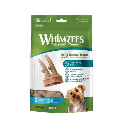 Whimzees Antler Small Dog 24pk
