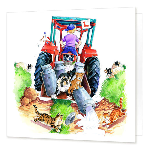 Cardtoons Milk Bar Card