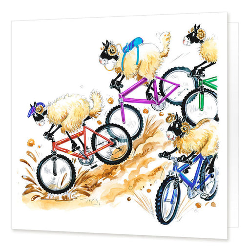 Cardtoons Wooly Bikers Card