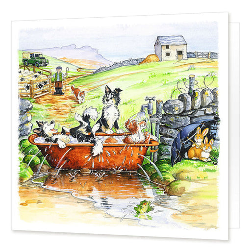 Cardtoons Tub Time Card