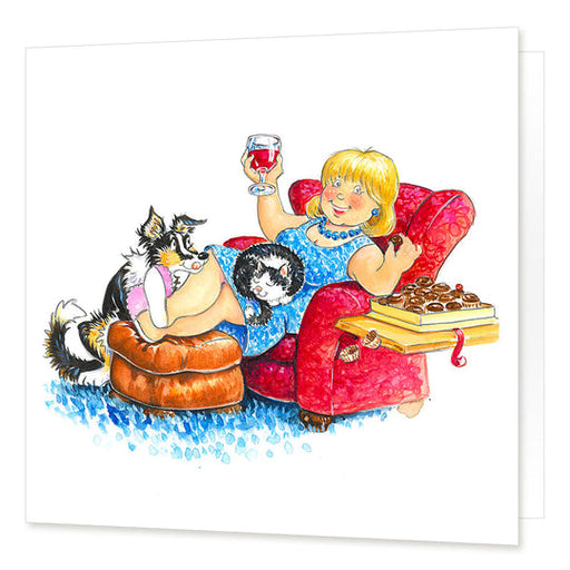 Cardtoons Girls Night In Card