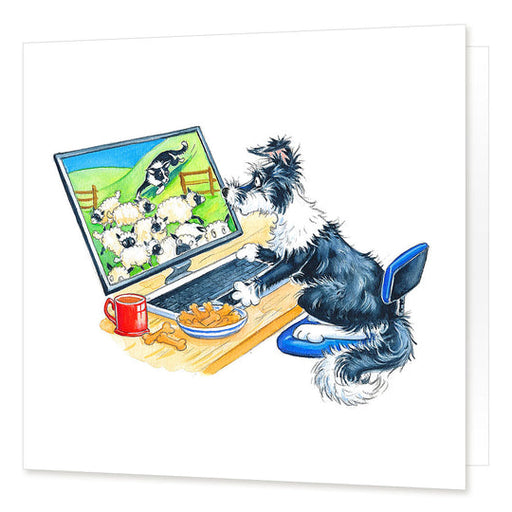 Cardtoons Work From Home Card