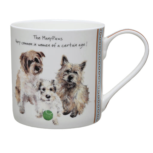 Little Dog Laughed Terrier Dog China Mug