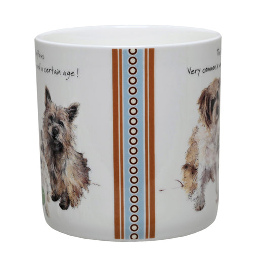 Little Dog Laughed Terrier Dog China Mug