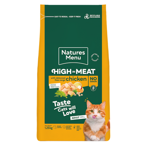 Natures Menu High Meat Dry Cat Chicken
