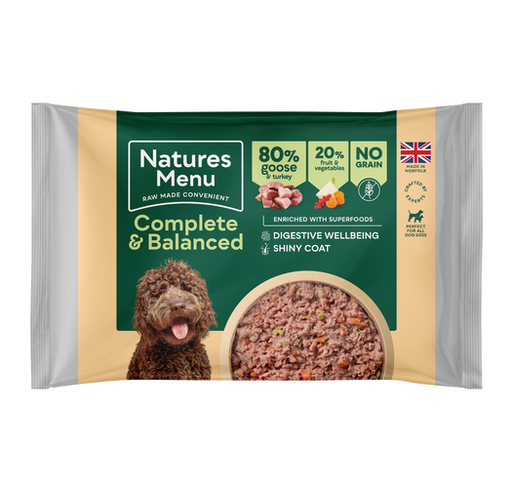Natures Menu 80/20 Block Goose & Turkey 500g
