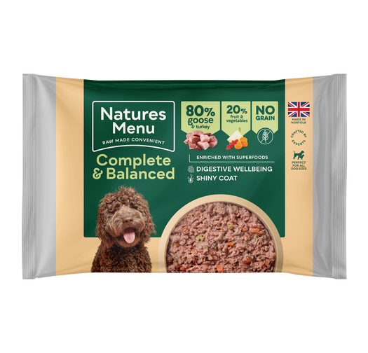 Natures Menu 80/20 Block Goose & Turkey 500g
