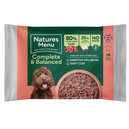 Natures Menu 80/20 Block Beef 500g
