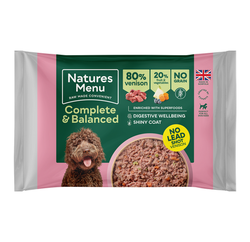 Natures Menu 80/20 Block Venison 500g
