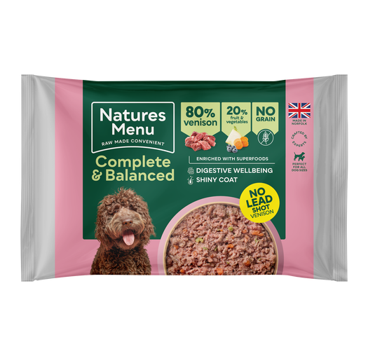 Natures Menu 80/20 Block Venison 500g
