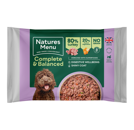Natures Menu 80/20 Block Turkey 500g
