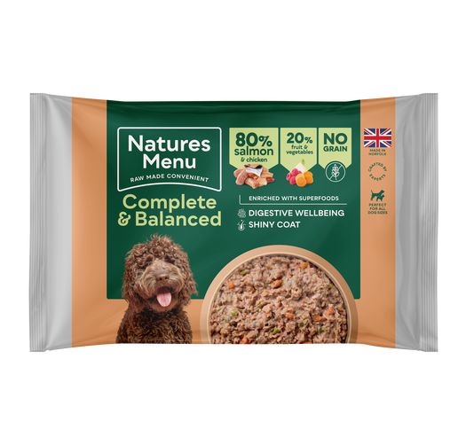 Natures Menu 80/20 Block Salmon & Chick 500g
