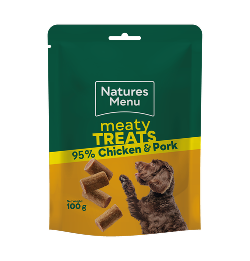 Natures Menu Dog Meaty Treats Chicken 100g
