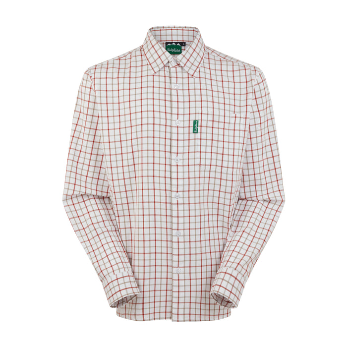 RidgeLine Mens Sedgebrook Shirt Russet & Cashew