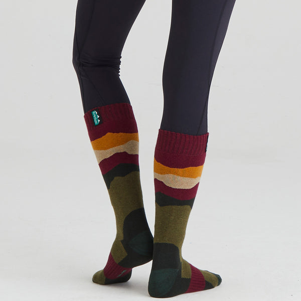 Ridgeline Merino Full Berry Socks