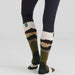 Ridgeline Merino Full Olive Stripe Socks