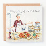 Berni Parker Designs King Of The Kitchen Card