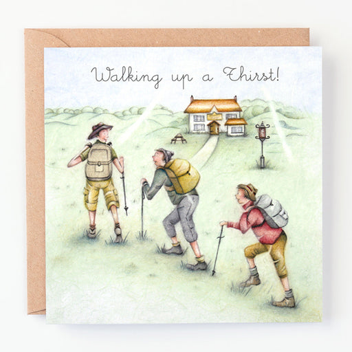 Berni Parker Designs Walking Up A Thirst Card