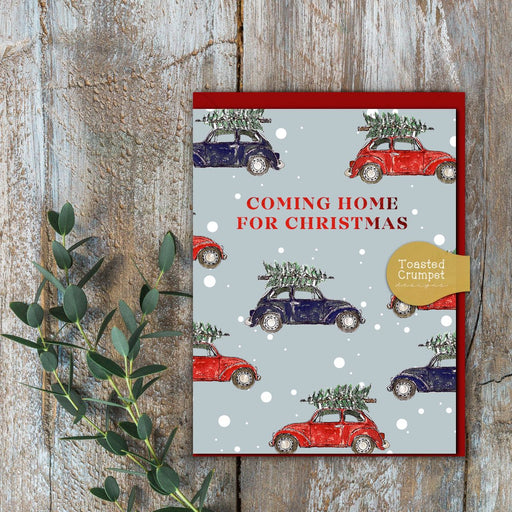 Toasted Crumpet Christmas Coming Home Mini Card
