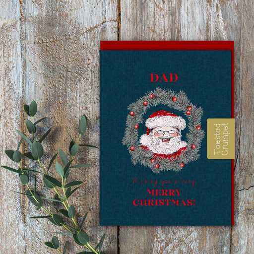 Toasted Crumpet Christmas Dad Merry Christmas Mini Card