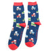 Mr Sparrow On The Farm Socks Navy
