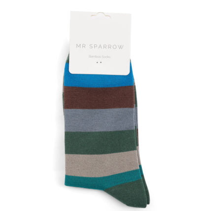 Mr Sparrow Wide stripe Socks

