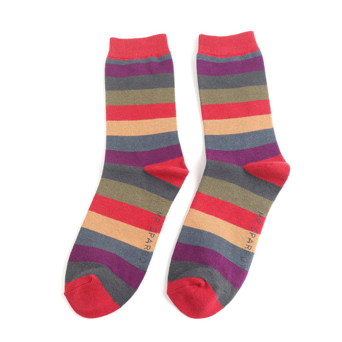 Mr Sparrow Thick stripe Socks
