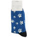 Mr Sparrow Paw Print Socks Denim
