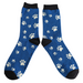 Mr Sparrow Paw Print Socks Denim
