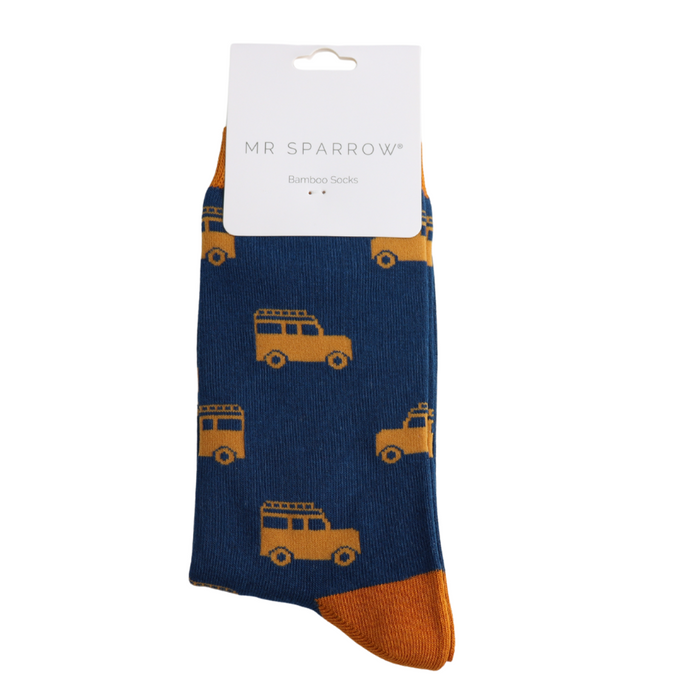 Mr Sparrow Off Road Socks Navy
