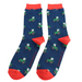 Mr Sparrow Tractor Socks Navy
