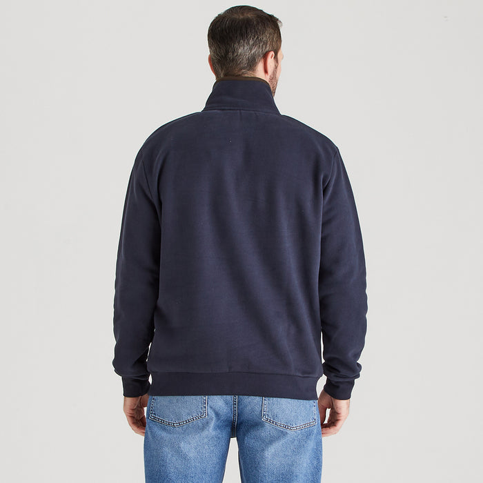 Ridgeline Men's Brancaster 1/4 Zip Top Navy