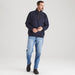 Ridgeline Men's Brancaster 1/4 Zip Top Navy