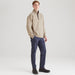 Ridgeline Men's Brancaster 1/4 Zip Top Cashew