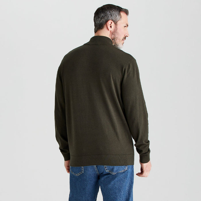 Ridgeline Men's Hartland Knit 1/4 Zip Deep Forest