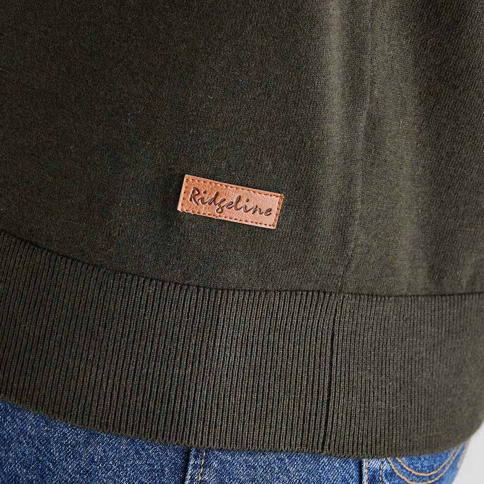 Ridgeline Men's Hartland Knit 1/4 Zip Deep Forest
