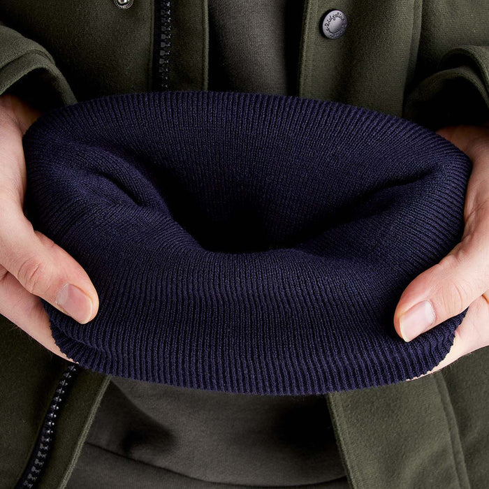 Ridgeline Heritage Fine Knit Beanie Hat Navy