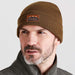 Ridgeline Heritage Fine Knit Beanie Hat Teak