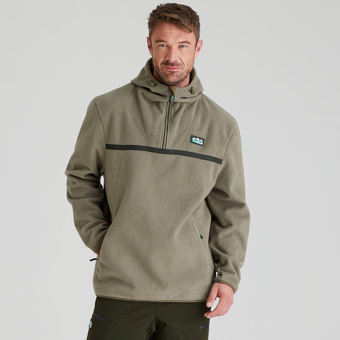 Ridgeline Mens Kodiak Fleece Smock Olive
