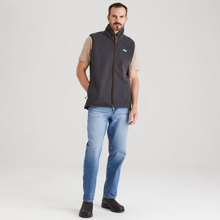 Ridgeline Men's Kodiak Fleece Gilet Shale