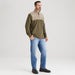 Ridgeline Men's Salthouse Zip Top Ivy Green Multi