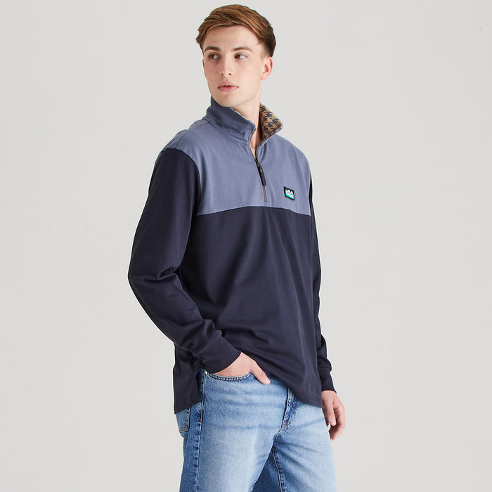 Ridgeline Men's Salthouse Zip Top Navy Multi